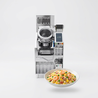 Robot de cuisine professionnel pour la restauration, machine à frire automatique grande capacité, écran tactile numérique, économie d'énergie pour les hôtels et les cuisines centralisées
