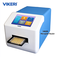Lecteur de microplaques VIKERI ELISA 96 puits pour laboratoire, absorption en laboratoire, personnalisation OEM, garantie 1 an