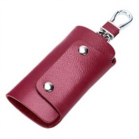 Étui à clés en cuir véritable de vachette de Guangzhou pour hommes et femmes, porte-clés de voiture à suspendre à la ceinture, type de fermeture : sans fermeture, modèle CL-Y025