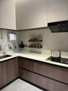 Meubles de cuisine, conception d'armoires de cuisine, armoires de cuisine personnalisées, support de luxe, mélamine moderne, armoires de cuisine modernes - Product Image 5