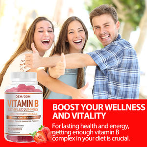 Vegan Adulto Vitamina B Complesso Gummy Candy prodotto di bellezza per adolescenti in polvere compresse forme di dosaggio sicuro per neonati donne in gravidanza - Product Image 2