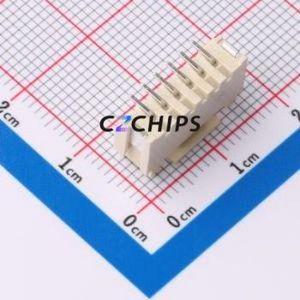 ZX-HY2.0-6PLT Wire-to-Board Pin Header SMD,P=2mm Connector 1x6P 2mm Vertical Mount HY - Product Image 2