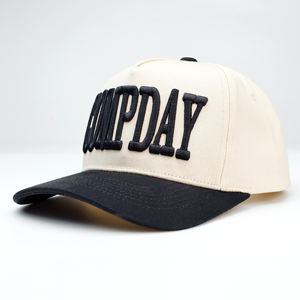 İki tonlu pamuk dimi Unisex beyzbol şapkası-kavisli ağız UV koruma Fit 56-60cm baş çevresi toptan ve özel - Product Image 1