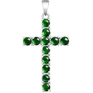 Pendentif en jadéite naturelle, croix verte, argent S925, bijoux unisexes pour femmes, mode, religion, design original D908 - Product Image 5