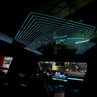 Toit ouvrant panoramique avec éclairage d'ambiance pour BMW Série 5 G60 |   Synchronisation avec la voiture d'origine, 11 couleurs, ambiance personnalisée, ajustement sur mesure