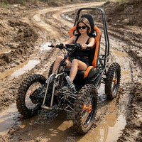 Scooter électrique à 4 roues, véhicule utilitaire pour la ferme, le camping et les voyages en plein air, scooter électrique à 4 roues, tout-terrain robuste