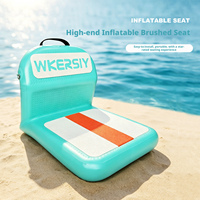 Siège gonflable en PVC pour SUP avec matériau brossé pour planche à pagaie - Facile à installer, capacité 1 personne, pour le surf et la plongée
