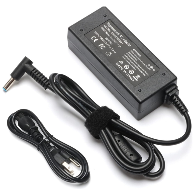 19.5V Laptop Adapter for HP AC Laptop Charger for HP Stream 11 13 14 Laptop Power Adapter 19.5V 2.31A 45W Blue Tip 4.5x3.0mm