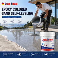 Peinture liquide transparente auto-nivelante imitation marbre, écologique et imperméable, couleur personnalisée pour revêtement de sol en ciment et époxy