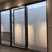 Alucasa 2023 nouvelle fenêtre et portes automatiques à pousser, auvent fenêtre parallèle