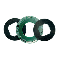 MOSRAC Série D, trou creux, ID 31 mm, OD 78 mm, épaisseur 7,6 mm, précision 20 bits ±0,008 °   Encodeur absolu double inductif supérieur/inférieur