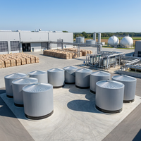Réacteur anaérobie automatique à biogaz Schumann Tank Animal Farm Food Waste 6000m 316L en acier inoxydable