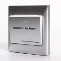 Porte-cartes d'économie d'énergie pour hôtel, boîte ronde européenne, interrupteur à clé pour serrure de porte marche/arrêt