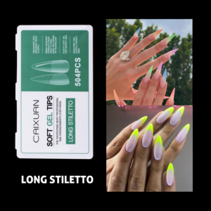 Punte per unghie francesi di colore trasparente a buon mercato all'ingrosso di alta qualità per unghie personalizzate trasparenti - Product Image 2