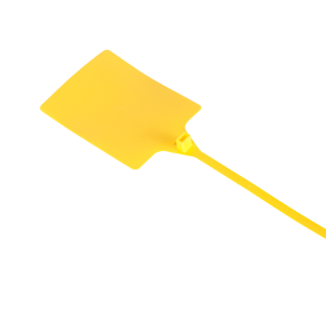 Étiquettes de sécurité en plastique vierges avec attache-câble, étiquettes personnalisées imprimées pour bagages - Product Image 3