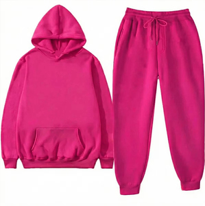 เสื้อฮู้ดดี้ทรงโอเวอร์ไซส์ ดีไซน์เรียบง่าย สีสันทันสมัยสำหรับฤดูหนาว สไตล์สตรีทแฟชั่น รับผลิตแบบ OEM พร้อมสกรีนโลโก้ตามสั่ง - Product Image 5
