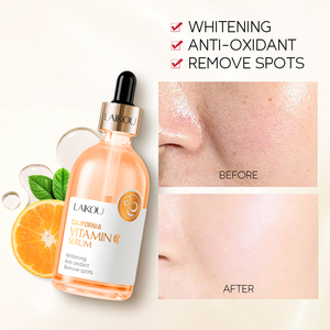 LAIKOU 100ML Suero Facial Antienvejecimiento con Vitamina C y Ácido Hialurónico, Hidratante, Antiarrugas, Iluminador, Certificado GMPC - Product Image 3