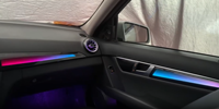 Kit d'éclairage LED dynamique et coloré pour l'intérieur de la voiture, pour Mercedes-Benz Classe C W204 2008-2014, éclairage ambiant, garniture de tableau de bord