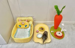 Neues <span class=keywords><strong>Macaron</strong></span> farbiges Haustier bett für alle Jahreszeiten Katzen-und Hunde betten warm und süß - Product Image 6