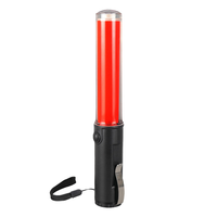 Bâton de signalisation routière de 26 cm, bâton lumineux de concert, conception à clip latéral, baguette de signalisation, lampe d'avertissement LED, 3 modes clignotants