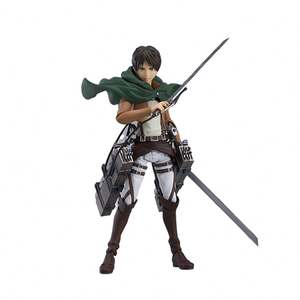 Fábrica Mejor Venta Caliente Anime Pvc Mikasa Levi Figura de Acción Eren Juguetes Mange Figura Attack on Titan Figma Juguete Móvil - Product Image 4
