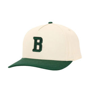 Gorra de camionero de 5 paneles de algodón con ala curvada estructurada y logotipo de letras bordadas en 3D personalizadas Unisex al por mayor, gorra de estilo deportivo - Product Image 1