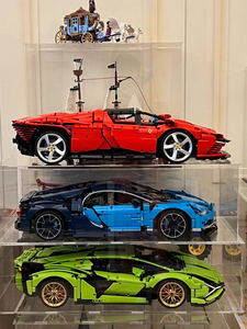 Vitrina Moderna de Acrílico 42096 para Modelo 911RSR, Cubierta Antipolvo de 2mm, Almacenamiento Antioxidante, Escala 1:8-1:32 - Product Image 2