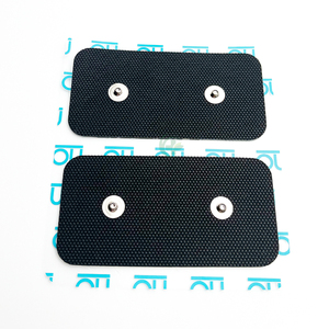 Almohadillas de Electrodos Reutilizables de Doble Cierre a Presión de 5*10cm, Autoadhesivas con Gel, Compatibles con <span class=keywords><strong>Compex</strong></span> para Fisioterapia Electrónica - Product Image 2