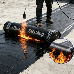 Membrane d'<span class=keywords><strong>étanchéité</strong></span> en bitume modifié SBS/APP de haute qualité pour la construction de toitures et de sous-sols - Product Image 1