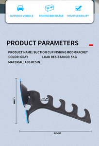 KALIOU all'ingrosso Sucker Rod Holder Fishing Box Holder staffa per <span class=keywords><strong>sedia</strong></span> <span class=keywords><strong>da</strong></span> pesca tipo di aspirazione supporto per canna <span class=keywords><strong>da</strong></span> pesca in plastica per barche - Product Image 5