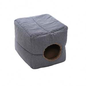2 in 1 Pet Cat <b>Nest</b> Pad Dog Kennel Sleeping <b>Bed</b> Warm Handmade Pet House Dog Cat <b>Bed</b> - Product Image 1