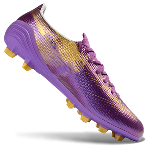 Chaussures de football unisexes Shopify Wholesale <span class=keywords><strong>Mbappe</strong></span> X Series 766 Godasse à tige basse, semelle extérieure imperméable, modèle F50, à lacets - Product Image 1