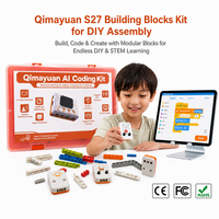 Kit STEM de Programación Electrónica QMY ESP32-S3 PH2.0, Bloques de Codificación de Robots de Simulación Virtual Plug-and-Play, Educación de IA con Voz