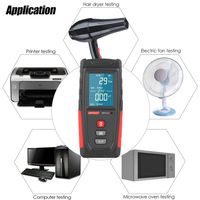 WT3121 penguji radiasi elektromagnetik portabel, pendeteksi Dosimeter pengukur EMF Lapangan Magnet elektrik LCD Digital