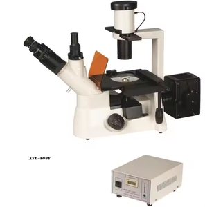 100X-400X 역 형광 현미경 상 대비 할로겐 현미경 형광 현미경 - Product Image 2