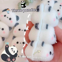 Jouet sensoriel anti-stress extensible Taba Squishy Animals Panda Buns pour adultes et enfants, jouet à presser Fidget Panda Chien, vente en gros pour fêtes