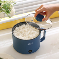 Casserole électrique multifonctionnelle pour la maison avec couvercle en verre trempé et fonction vapeur