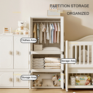 Base ampliada Ideas de almacenamiento para habitación de niños Muebles Niños Estante de almacenamiento Organizador Gabinete de almacenamiento de Juguetes - Product Image 4