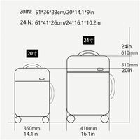 Valise de voyage extensible grande capacité personnalisée, légère, en softshell, avec poches avant, bagage multifonctionnel