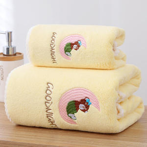 Juego de <span class=keywords><strong>Toallas</strong></span> de Baño y <span class=keywords><strong>Toallas</strong></span> de Mano de Microfibra - Juego de <span class=keywords><strong>Toallas</strong></span> Súper Absorbentes Ultra Suaves con Bordado Bonito, Logotipo Personalizado OEM - Product Image 4