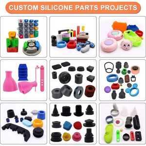 OEM/ODM Custom Non-Standard Special Shaped <b>Silicone</b> Miscellaneous Parts Products Molded Industrial <b>Silicone</b> Parts - Product Image 3