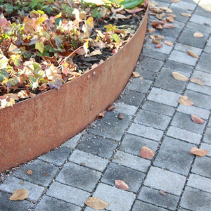 Muro de Retención Moderno Art Deco de Acero Corten, Protección para Jardín Interior/Exterior, Resistente a la Intemperie, Impermeable, Fácil de Instalar - Product Image 4