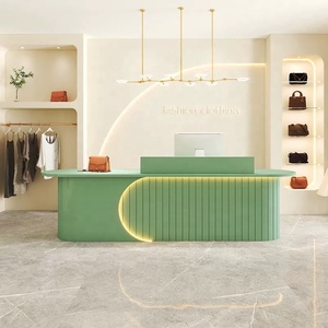 Cửa Hàng Quần áo phụ nữ Công ty tiếp tân thiết kế thanh tùy chỉnh Thẩm mỹ viện Y tế đơn giản cao cấp kiểm tra làm tóc - Product Image 5