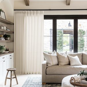 Luce filtrante Semi trasparente fattoria sabbia Beige pieghettato pizzico tende di lino per soggiorno Patio scorrevole sala da pranzo - Product Image 3