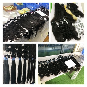 Extensions de cheveux vierges brésiliennes de marque DKL bon marché, 100 g, non traitées, mèches de cheveux brésiliens, 10''-50'', double trame à la machine - Product Image 2