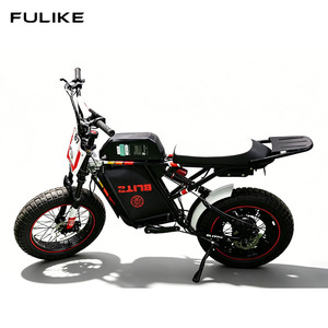 Bicicletta Elettrica da Montagna con Motore Centrale da 500W, Batteria al Litio 48V, Ruote Fat da 20 Pollici, Telaio in Lega di Alluminio a 7 Velocità e Sospensione Completa - Product Image 1