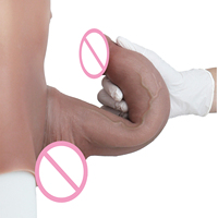 SXXY Harnais de pénis super long de 11 pouces, housse de pénis pour homme, gaine énorme, stimulateur, harnais, jouets sexuels