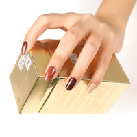 Bandes de gel 2D de haute qualité pour ongles avec lampe UV, autocollants de gel semi-durcis pour ongles