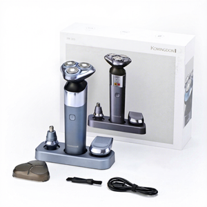 <span class=keywords><strong>Rasoio</strong></span> Elettrico da Uomo Senza Fili USB-C <span class=keywords><strong>e</strong></span> Ricaricabile con Base, <span class=keywords><strong>Regolabarba</strong></span> Impermeabile IPX7 per Uso a Secco <span class=keywords><strong>e</strong></span> Bagnato, <span class=keywords><strong>Rasoio</strong></span> Rotante - Product Image 1