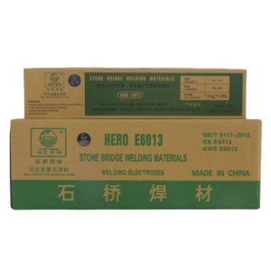 Varillas de soldadura de acero dulce Stone Bridge Hero para electrodos de 2.5*350mm AWS E6013 J421, alambre de relleno H08A - Product Image 3